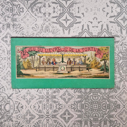 Rare “Jeu du Lièvre et de la Tortue” - A. Lion Fils, XIXe