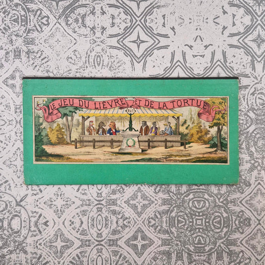Rare “Jeu du Lièvre et de la Tortue” - A. Lion Fils, XIXe