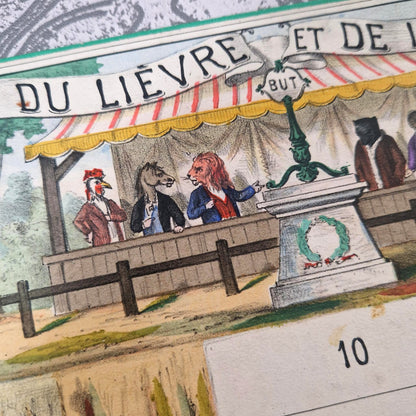 Rare “Jeu du Lièvre et de la Tortue” - A. Lion Fils, XIXe