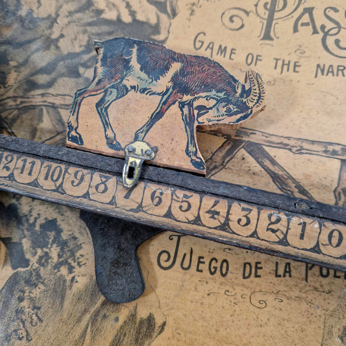 Rare jeu de la Passerelle – Saussine - Fin XIXe