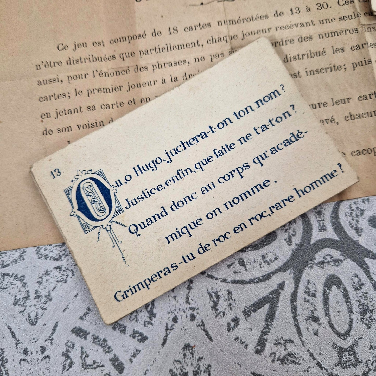 Jeu de société ancien « Cacophonie » - Vers 1900