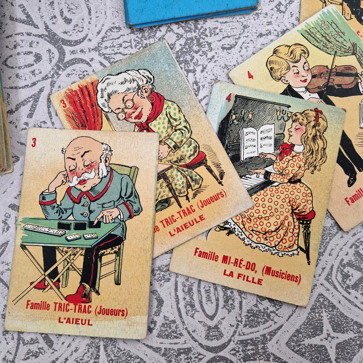 Jeu des 7 familles illustré - Début XXe