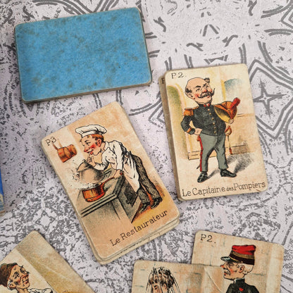 La Mariée du Mardi-Gras - jeu de cartes illustré - Vers 1900