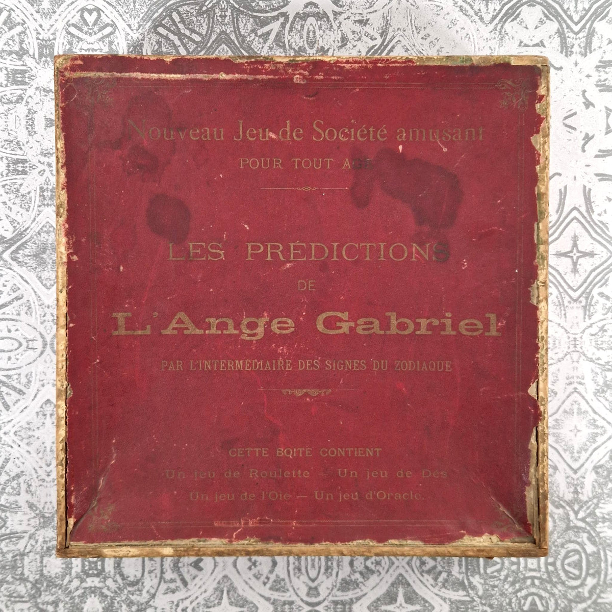Les prédictions de l'Ange Gabriel - Jeu K.B Paris, Vers 1880