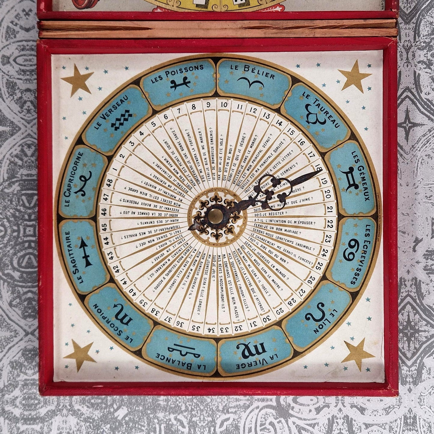Les prédictions de l'Ange Gabriel - Jeu K.B Paris, Vers 1880