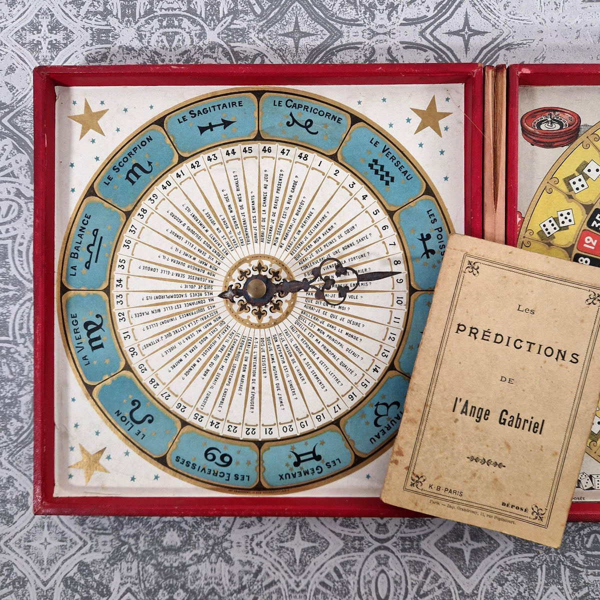 Les prédictions de l'Ange Gabriel - Jeu K.B Paris, Vers 1880