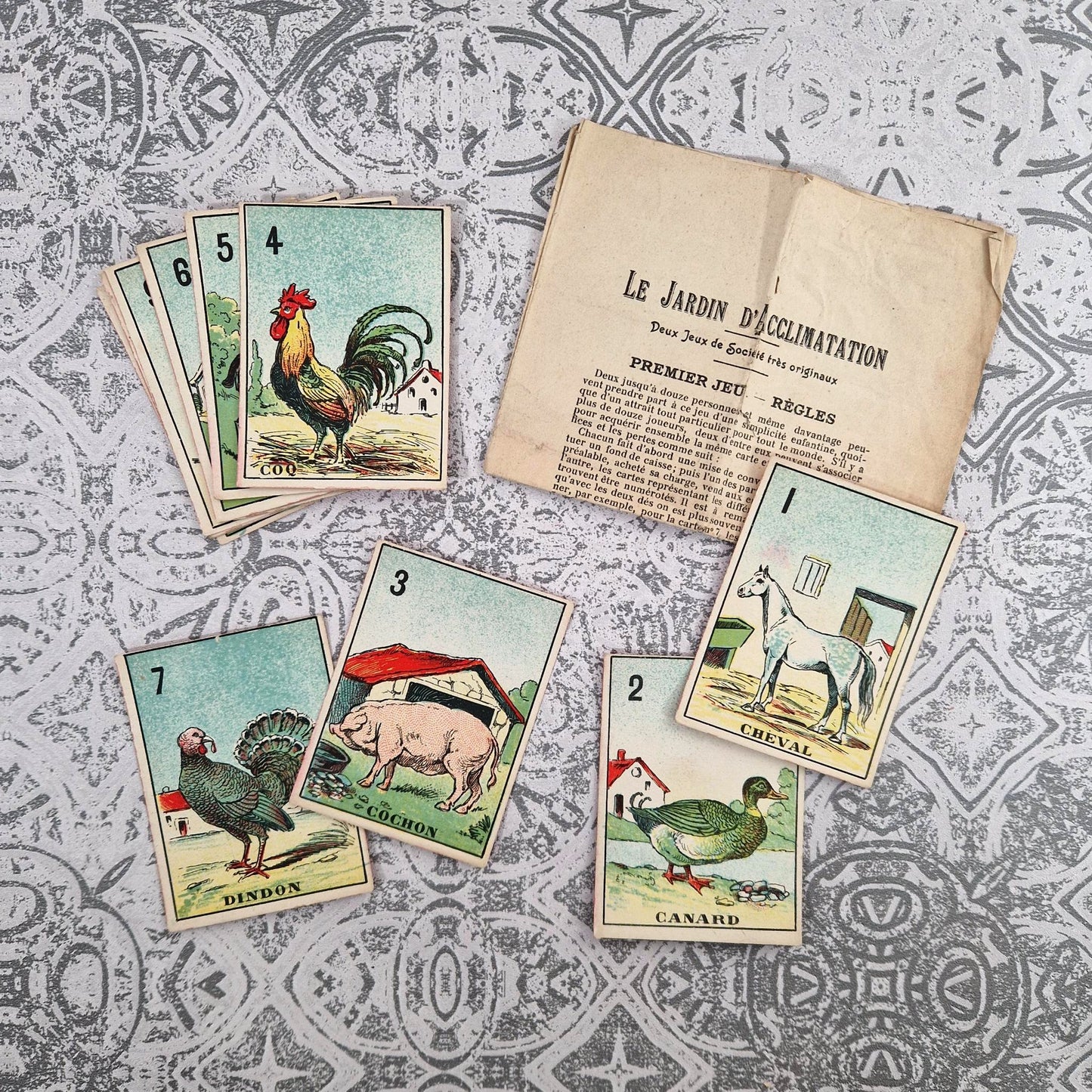 Le Jardin d’Acclimatation - Jeu de Société, vers 1900
