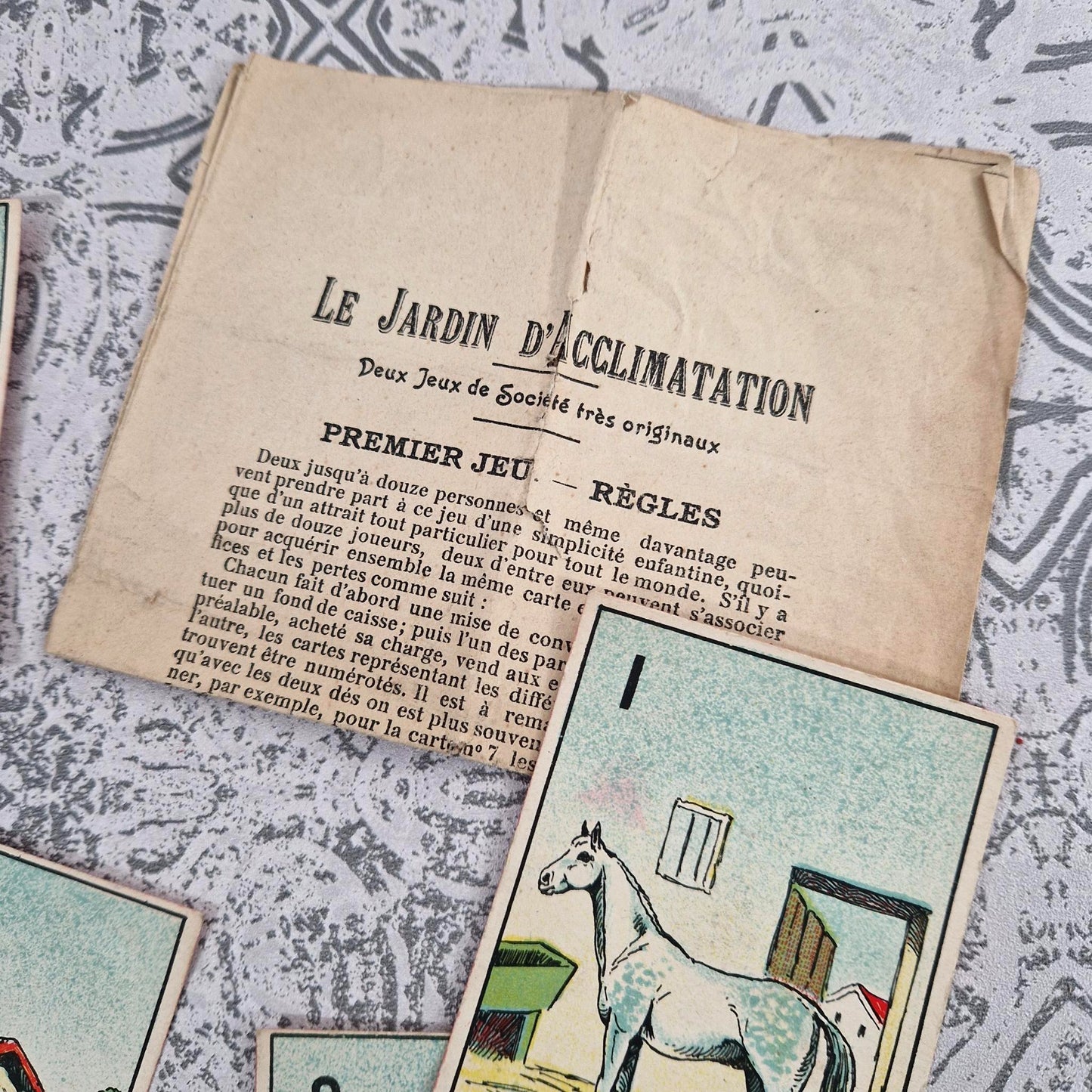 Le Jardin d’Acclimatation - Jeu de Société, vers 1900