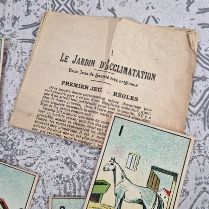 Le Jardin d’Acclimatation - Jeu de Société, vers 1900