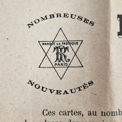 Rare riddle game - Circa 1900