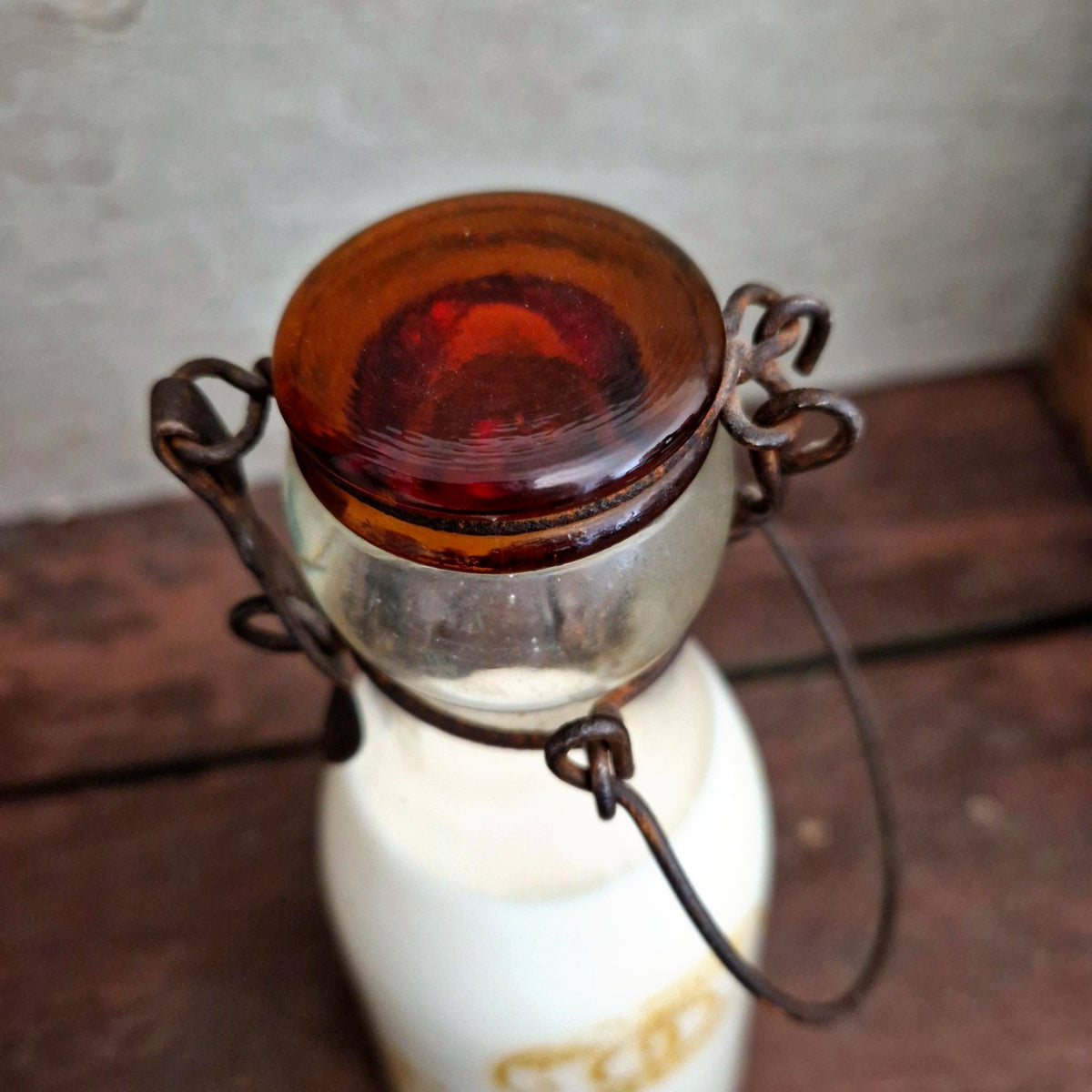 Bouteille de lait « H. Vigroux Béziers » - Début XXe