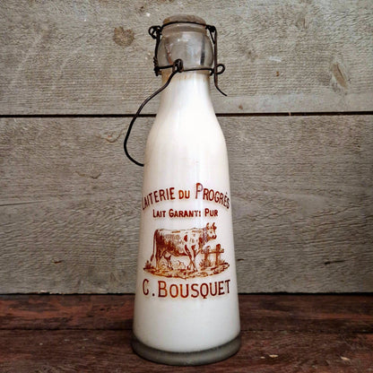 "Laiterie du Progrès - C. Bousquet" milk bottle