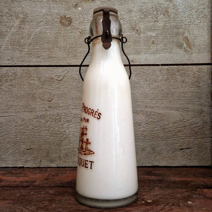 "Laiterie du Progrès - C. Bousquet" milk bottle