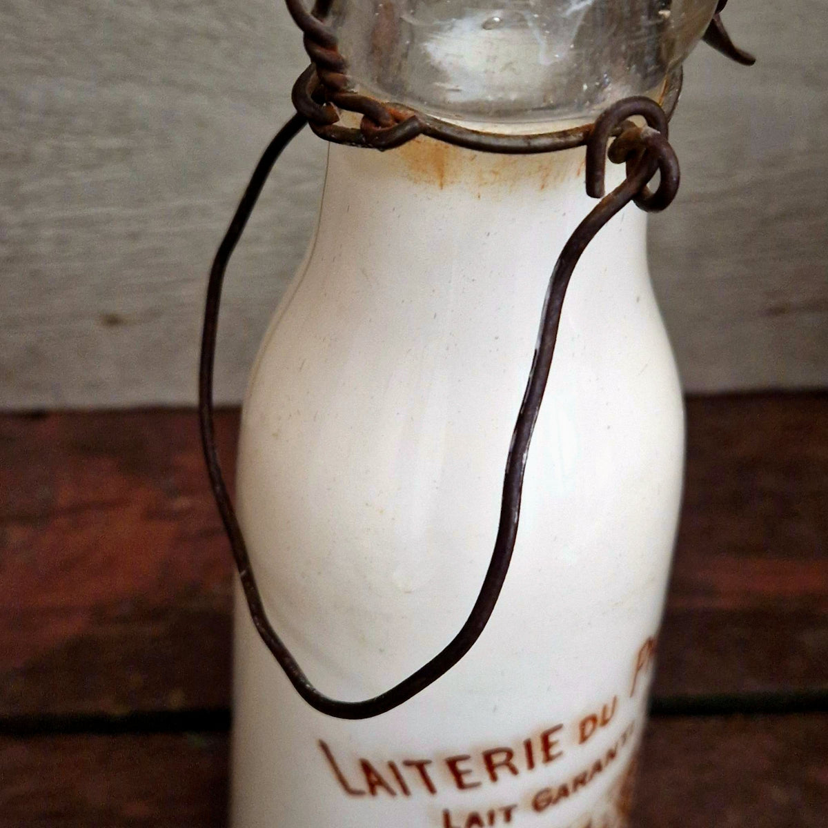 "Laiterie du Progrès - C. Bousquet" milk bottle