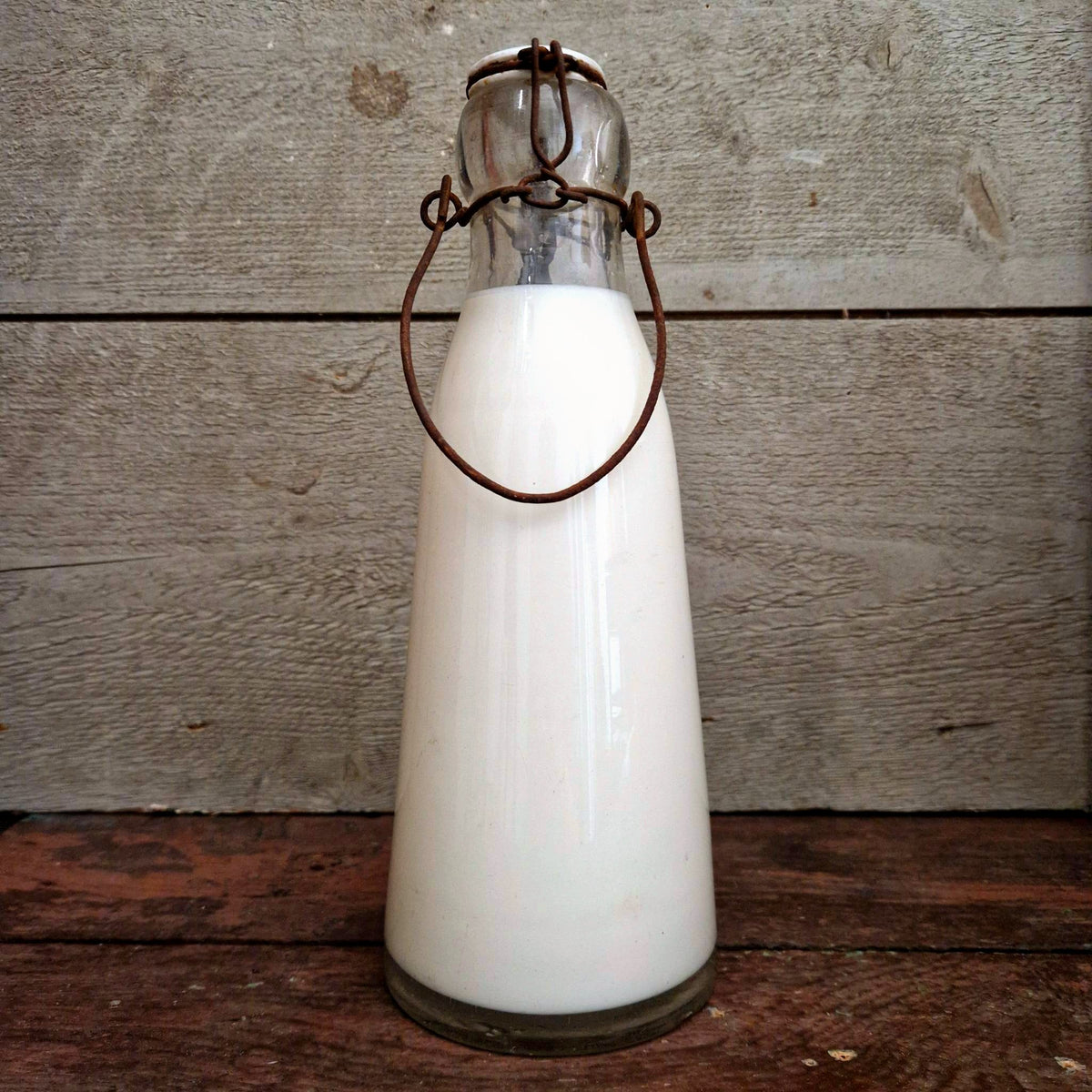 Ancienne bouteille «  Lait de Normandie, Paris »