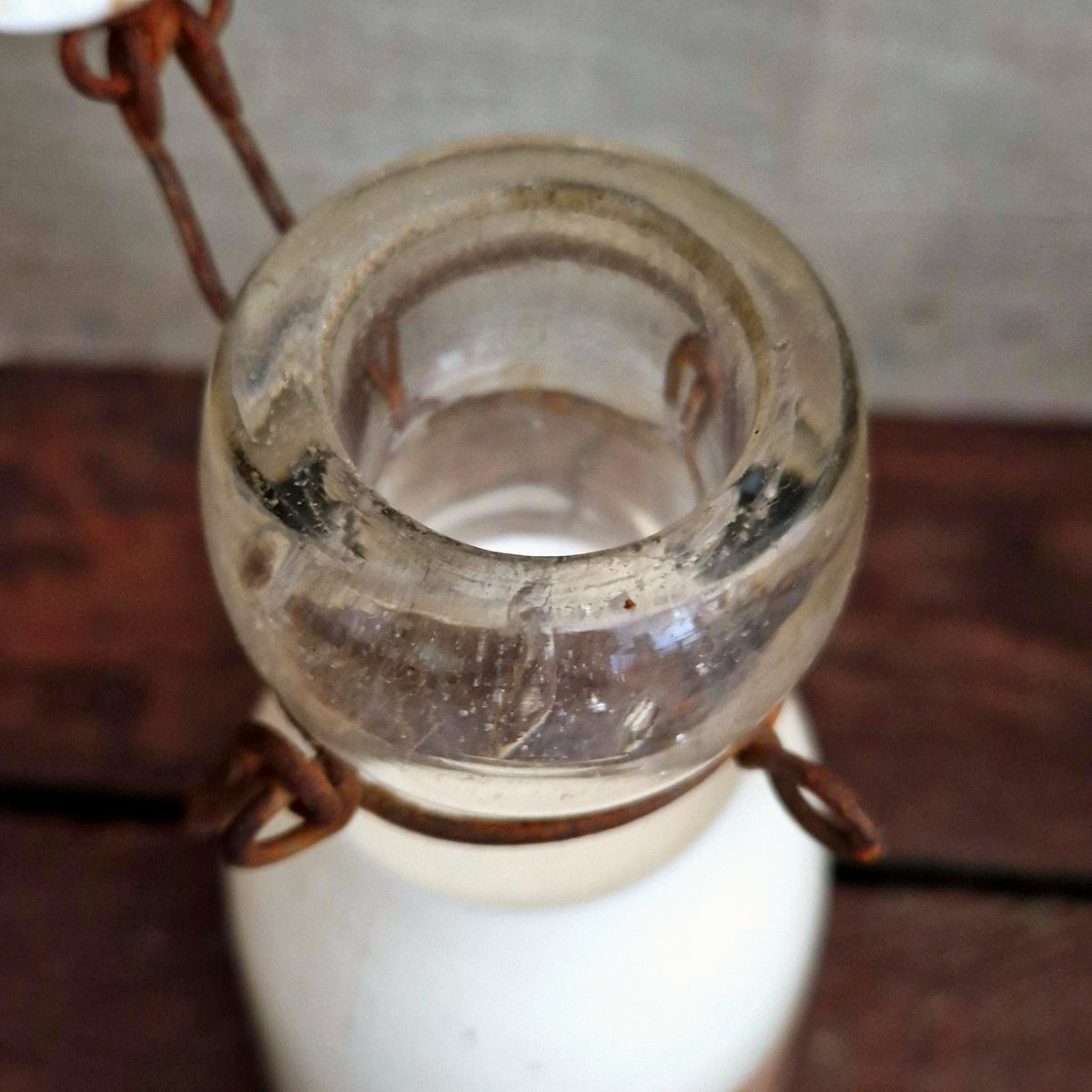 Ancienne bouteille «  Lait de Normandie, Paris »