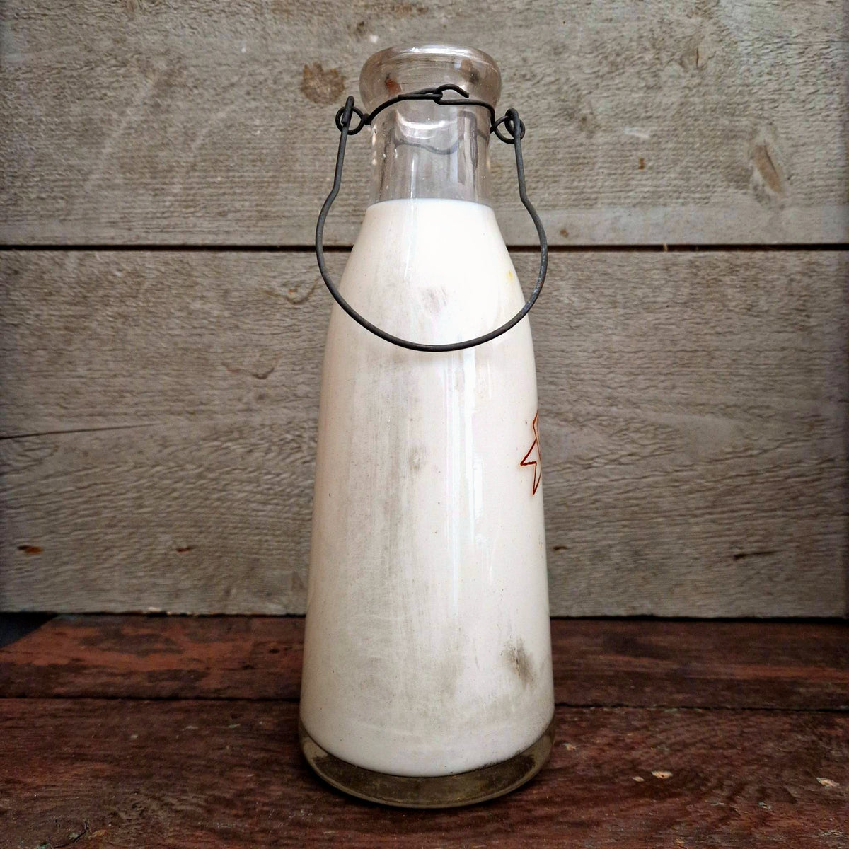 Bouteille de lait ancienne « Crèmerie de la Cité » Paris