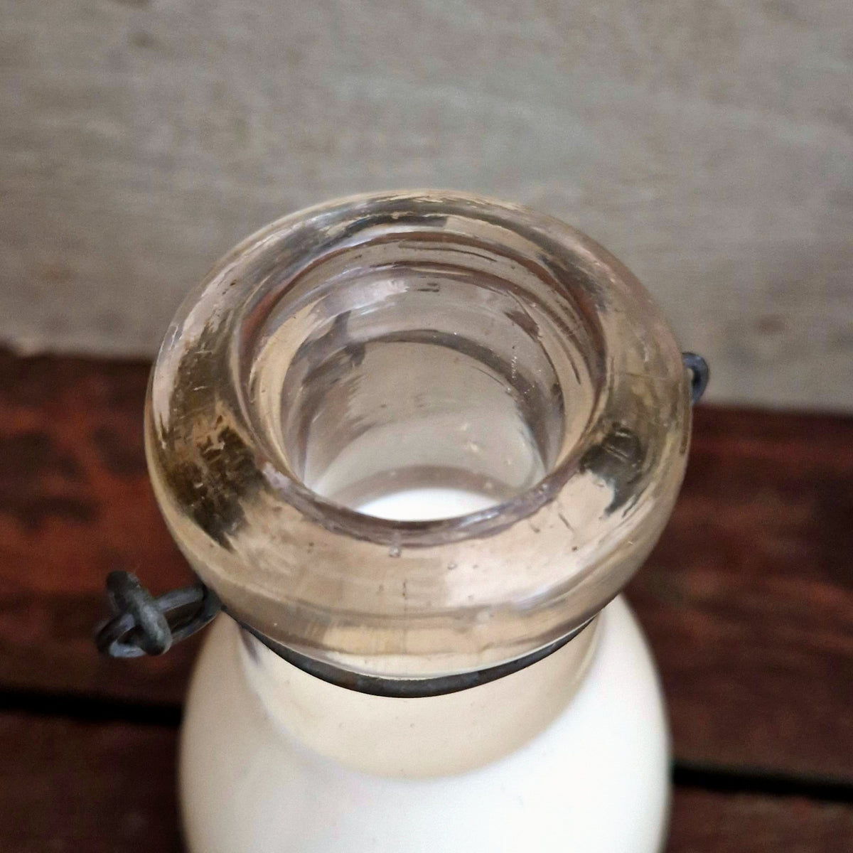 Bouteille de lait ancienne « Crèmerie de la Cité » Paris