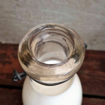 Bouteille de lait ancienne « Crèmerie de la Cité » Paris