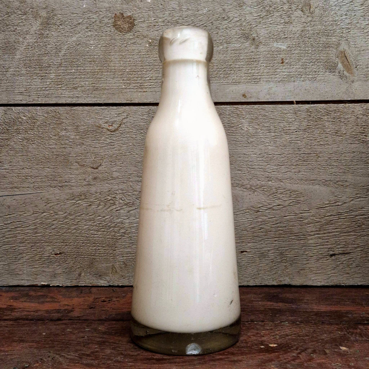 Bouteille de laiterie début XXe, « Fermes d'Orgeval »