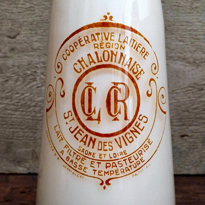 Bouteille de lait « Coopérative Laitière Chalonnaise »