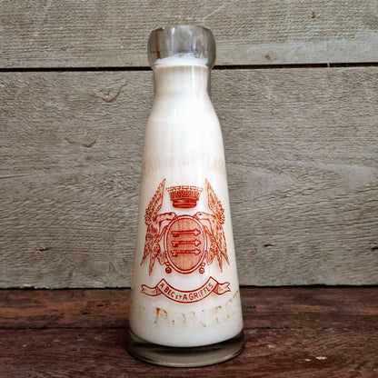 Bouteille de lait « Laiterie de la Bécassière » Le Pontet