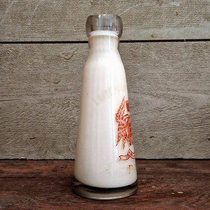 Bouteille de lait « Laiterie de la Bécassière » Le Pontet