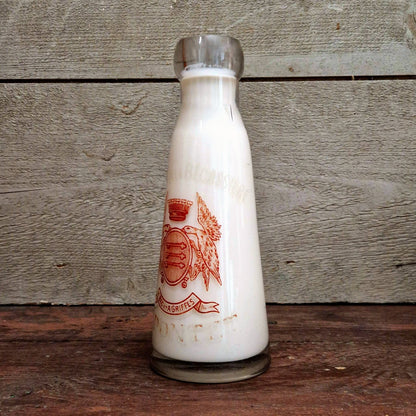 Bouteille de lait « Laiterie de la Bécassière » Le Pontet