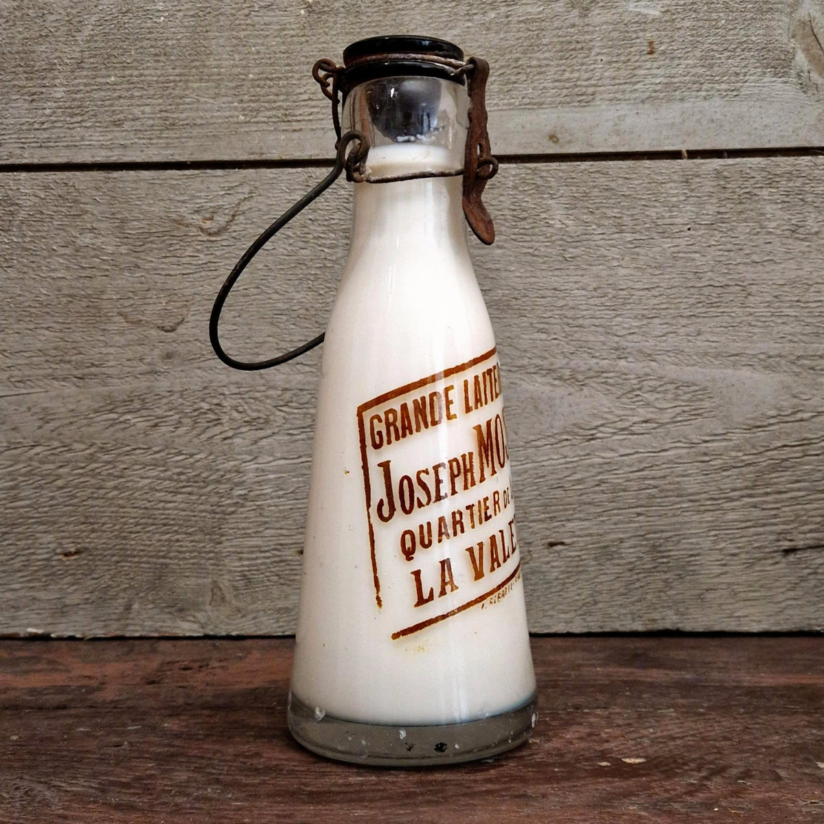 Bouteille de lait « Grande Laiterie Normande », Début XXe
