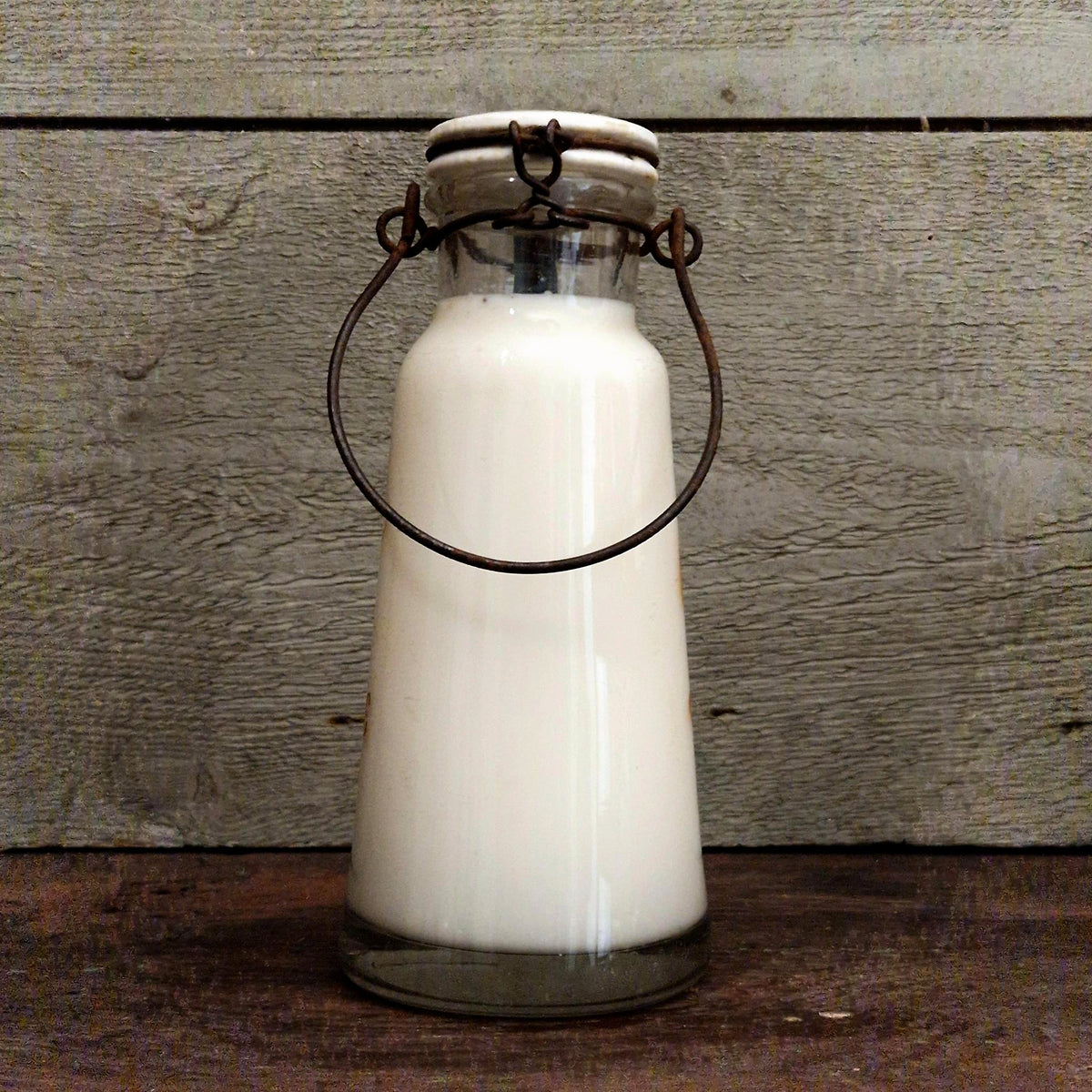 Ancienne bouteille de lait « Baratier,  Paris »