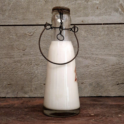 Bouteille de lait ancienne « R. Besse », Arpajon