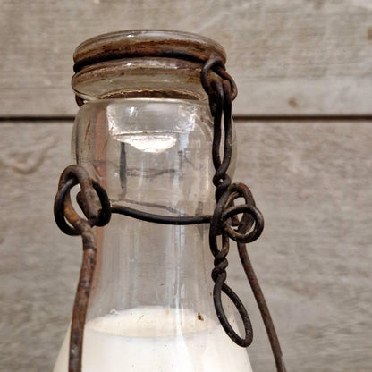 Bouteille de lait ancienne « R. Besse », Arpajon