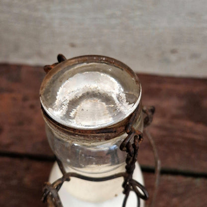 Bouteille de lait ancienne « R. Besse », Arpajon