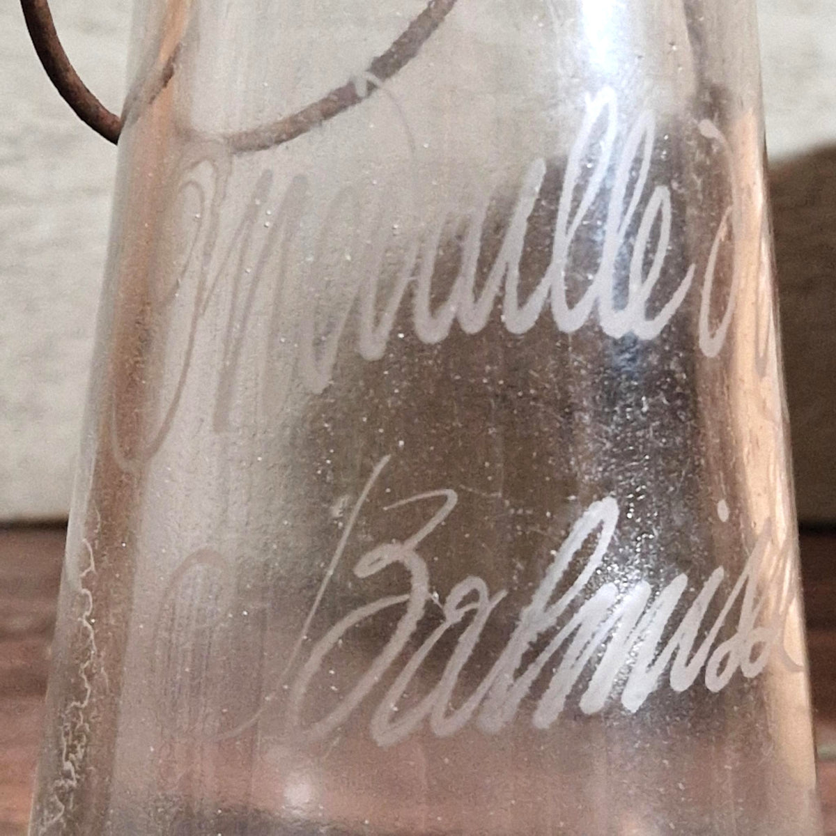 Bouteille de lait « Médaille d’Or - Balmisse », Début XXe