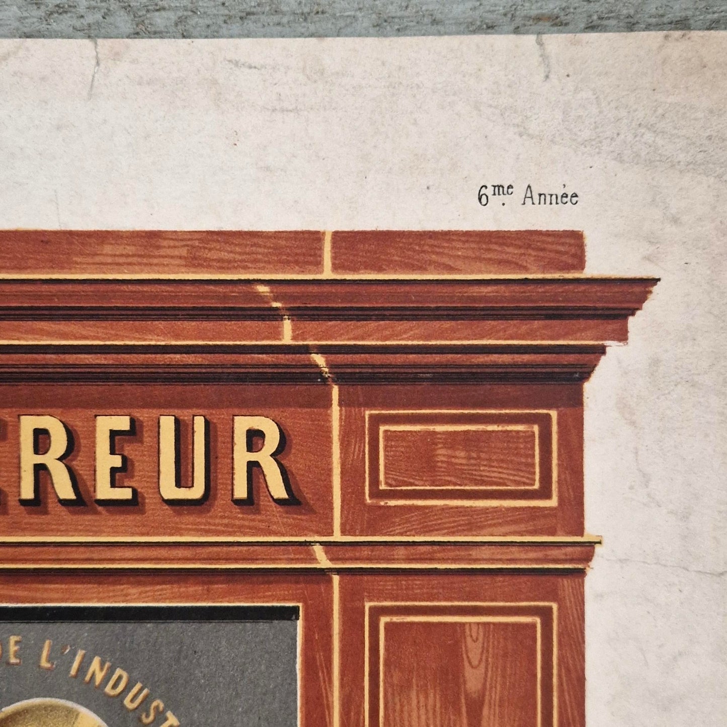 Devanture peinte « Fournisseur de S.M. l’Empereur - Napoléon III »