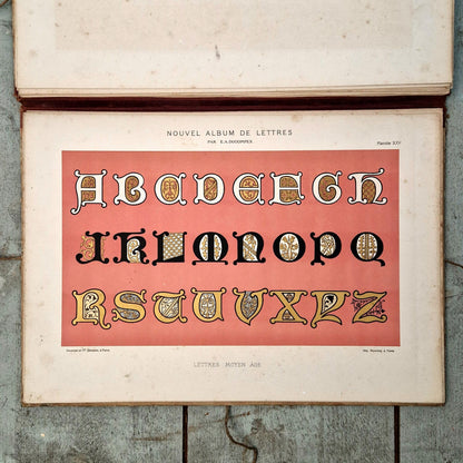 « Modèles de lettres pour peintre » - Ducompex, ca 1885