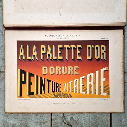 « Modèles de lettres pour peintre » - Ducompex, ca 1885
