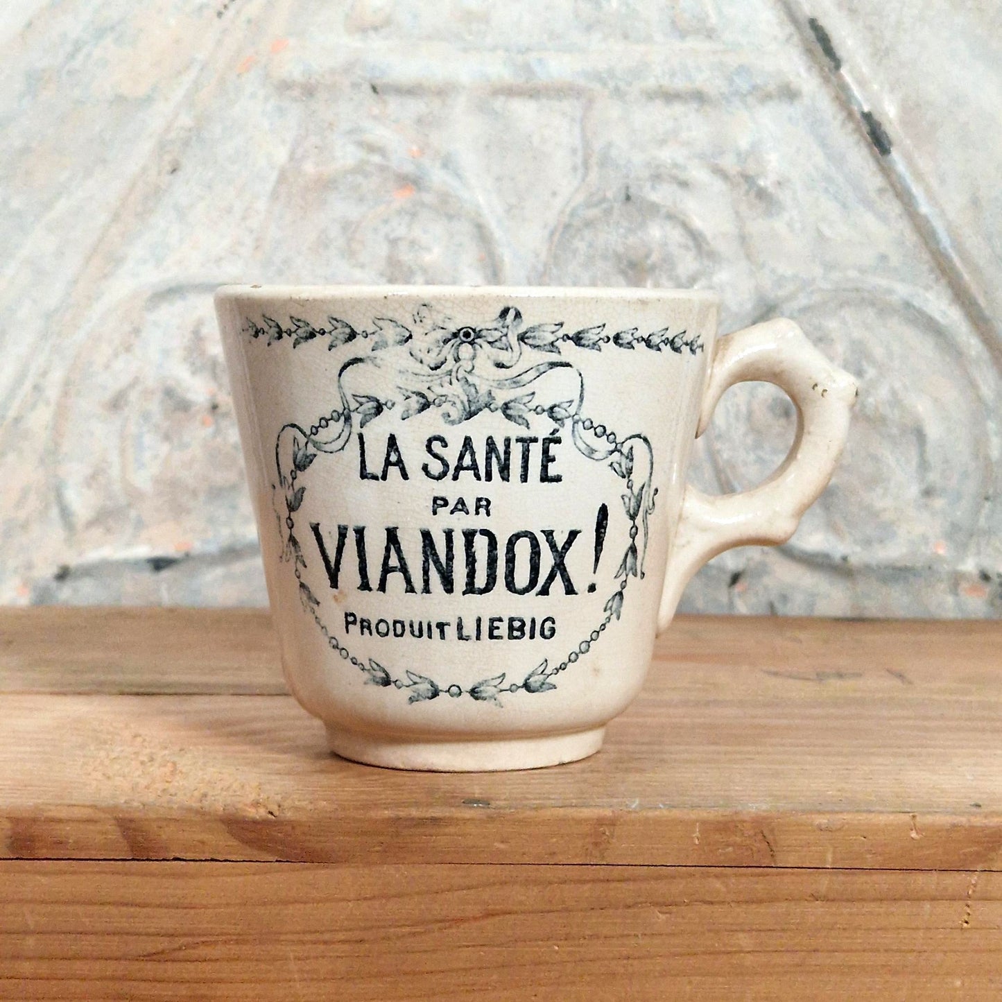 Mug "Health by Viandox", Badonviller - Circa 1920