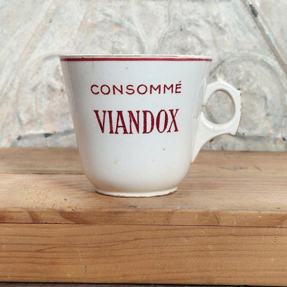Tasse « Consommé Viandox » - Sarreguemines, 1925-1930
