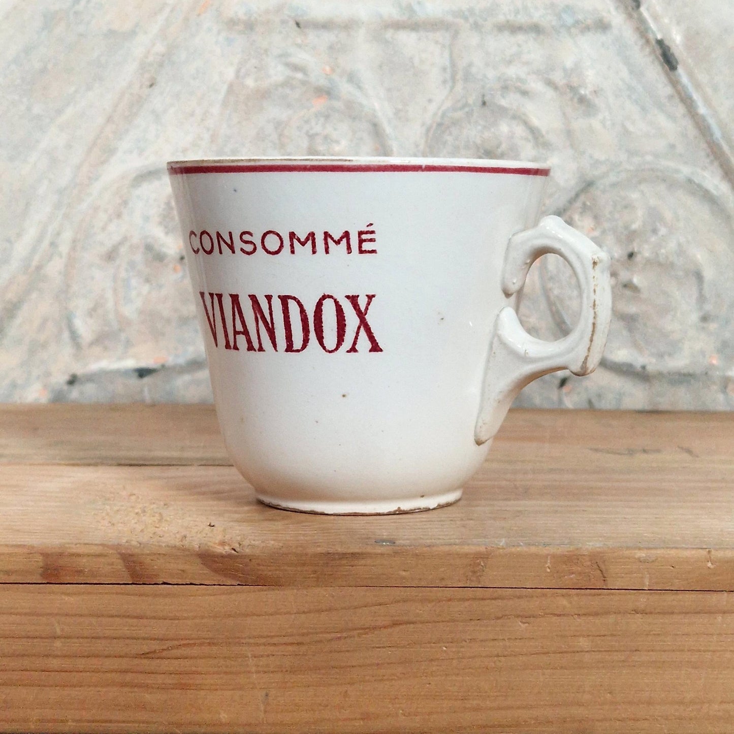 Tasse « Consommé Viandox » - Sarreguemines, 1925-1930