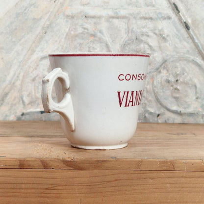 Tasse « Consommé Viandox » - Sarreguemines, 1925-1930