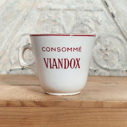 Tasse « Consommé Viandox » - Sarreguemines, 1925-1930