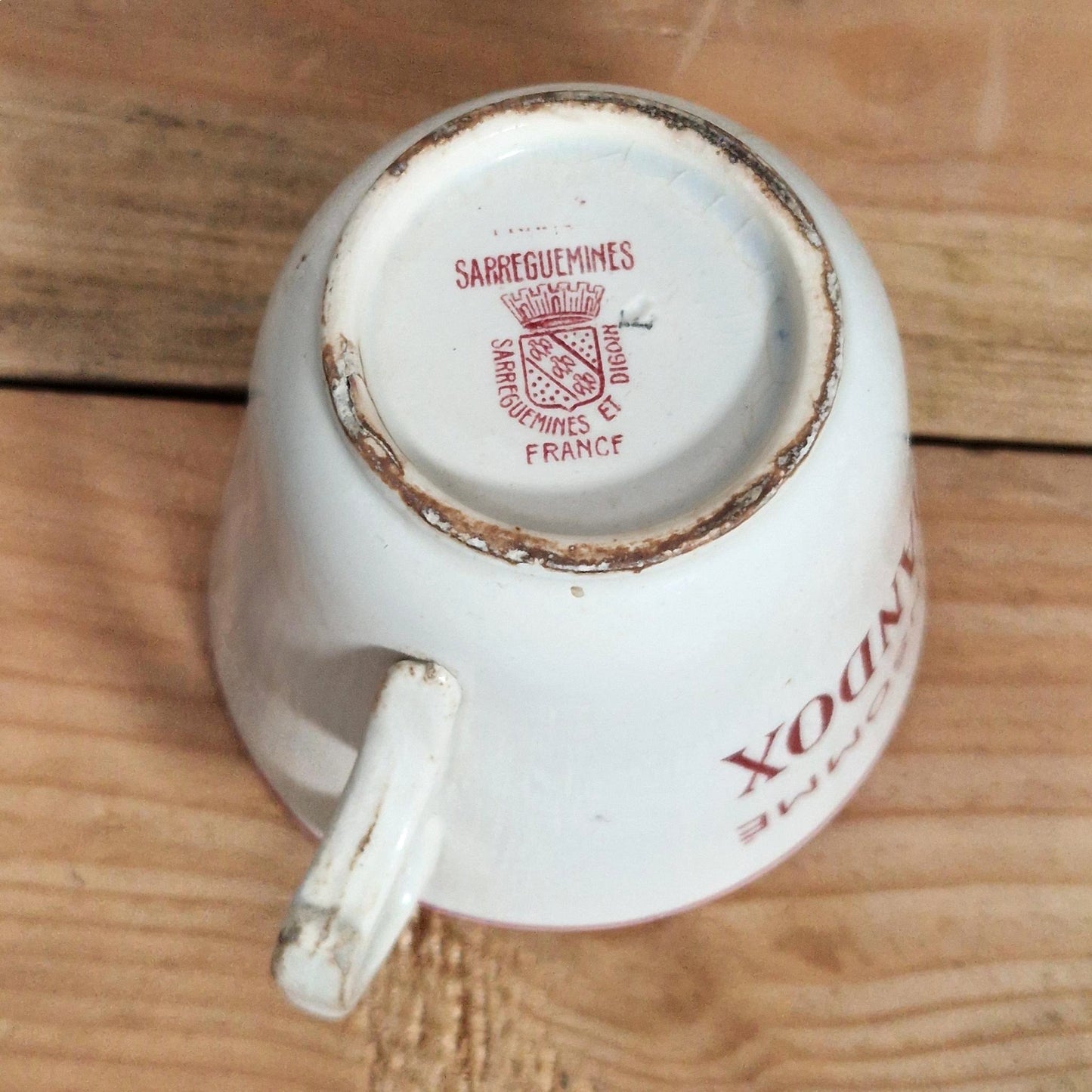 Tasse « Consommé Viandox » - Sarreguemines, 1925-1930