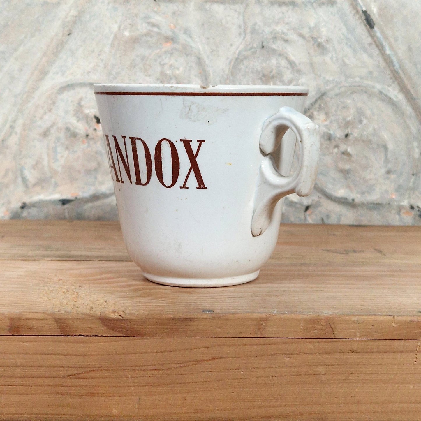 "Viandox" advertising cup - Sarreguemines, circa 1930
