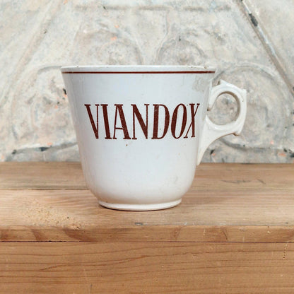 "Viandox" advertising cup - Sarreguemines, circa 1930