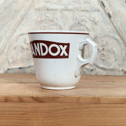 "Viandox" advertising cup - Sarreguemines, circa 1930-1935