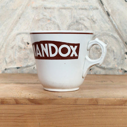 "Viandox" advertising cup - Sarreguemines, circa 1930-1935