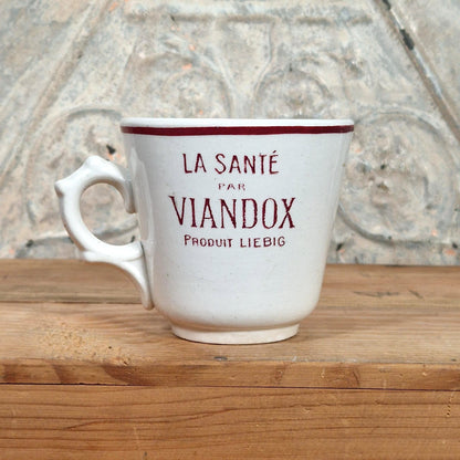 "Health through Viandox" Mug, Badonviller - Circa 1922