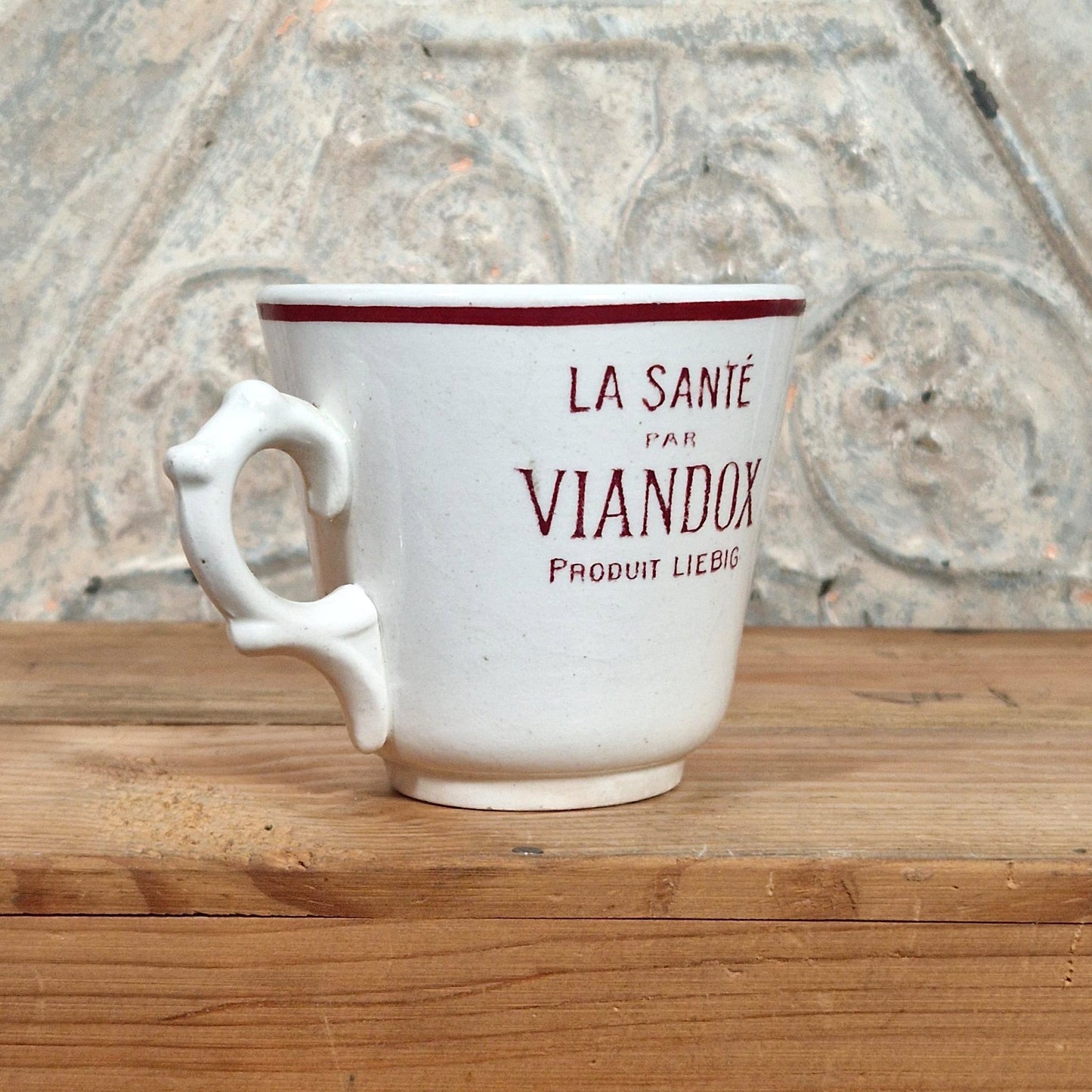"Health through Viandox" Mug, Badonviller - Circa 1922