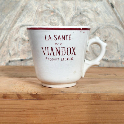 "Health through Viandox" Mug, Badonviller - Circa 1922